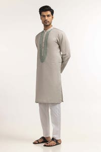 Green Embroidered Kurta KR-EMB24-032