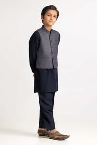 Grey Styling Waist Coat KWC-PD24-004