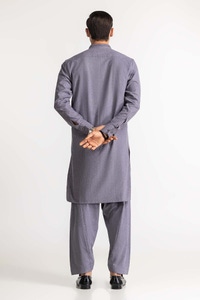 Greyish Blue Styling Suit SK-S23-051