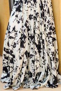 3 Piece Unstitched Printed Pure Bamboo Silk Suit with Printed Chiffon Dupatta BS-52001