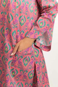 2 Piece Digial Printed Cambric Embelished Shirt With Trouser IPS-23-120
