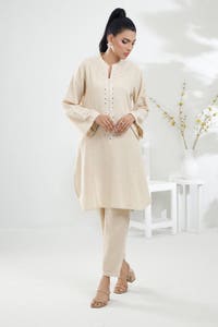 Khaddar Embroidered Co-Ord Set IPST-44145