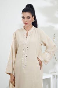 Khaddar Embroidered Co-Ord Set IPST-44145