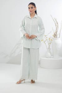 Irish Embroidered Co-Ord Set IPST-44152