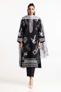 3 Piece Khaddar Embroidered Suit IUSTKSD-297