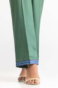 3 Piece Linen Printed Suit IUSTKSD-336