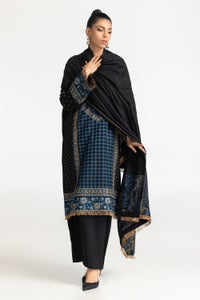 3 Piece Acrylic Embroidered Suit IUSTKSD-439