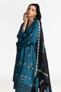 3 Piece Acrylic Embroidered Suit IUSTKSD-440