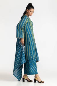 3 Piece Jacquard Embroidered Suit IUSTKSD-450
