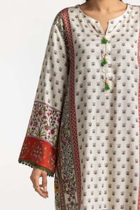 3 Piece Cotail Printed Suit IUSTKSD-472