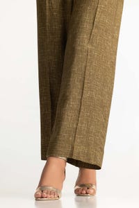 3 Piece Linen Printed Suit IUSTKSD-492