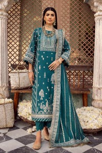 3 Piece Jacquard Unstitched Suit with Jacquard Dupatta JD-32027