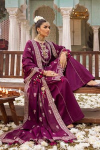 3 Piece Jacquard Unstitched Suit with Jacquard Dupatta JD-32028