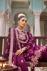 3 Piece Jacquard Unstitched Suit with Jacquard Dupatta JD-32028