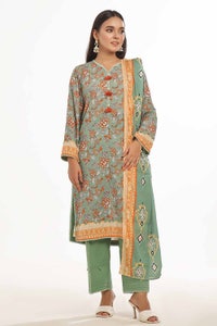 3 Piece Unstitched Printed Lawn Suit CLP-42068
