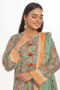 3 Piece Unstitched Printed Lawn Suit CLP-42068