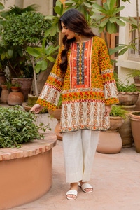 Cambric Printed Tunic KJ-43100
