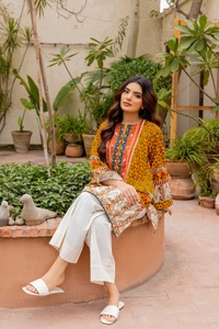 Cambric Printed Tunic KJ-43100