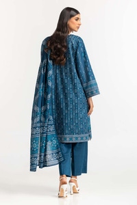 Printed Lawn Shirt Dupatta Dyed Trouser KJP-43161