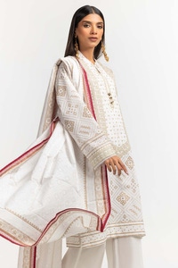 Embroidered Lawn Shirt Printed Lawn Dupatta Dyed Trouser KJP-43181