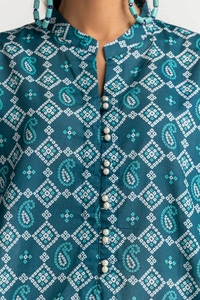 Printed Lawn Shirt Dupatta Dyed Trouser KJP-43186