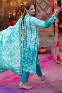 3 Piece Unstitched Lacquer Printed Lawn Suit CL-42328 A