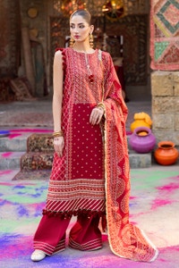 3 Piece Unstitched Lacquer Printed Lawn Suit CL-52138 B