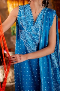 3 Piece Unstitched Lacquer Printed Lawn Suit CL-52176 B