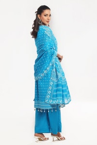 3 Piece Unstitched Lacquer Printed Lawn Suit CL-52176 B