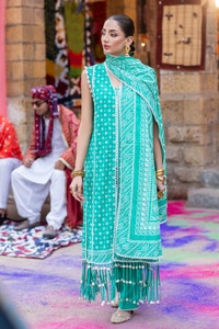 3 Piece Unstitched Lacquer Printed Lawn Suit CL-52178 A