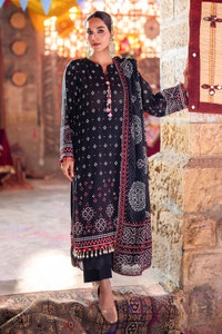 3 Piece Unstitched Lacquer Printed Lawn Suit CL-52171 A