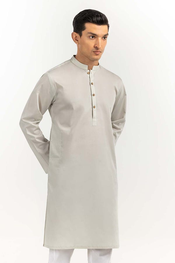 Lite Green Basic Kurta KR-PLN22-049