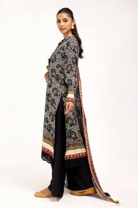 3 Piece Unstitched Printed Linen Suit LT-42001