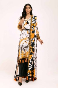 3 Piece Unstitched Printed Linen Suit LT-42006