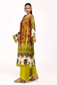 3 Piece Unstitched Printed Linen Suit LT-42012