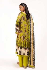 3 Piece Unstitched Printed Linen Suit LT-42012