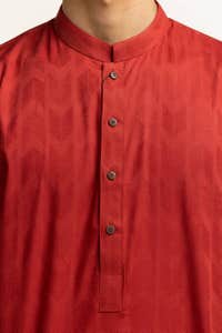 Maroon Basic Kurta KR-PLN24-017