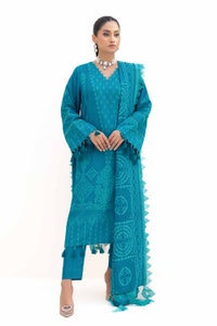 3 Piece Unstitched Jacquard Suit MJ-42056
