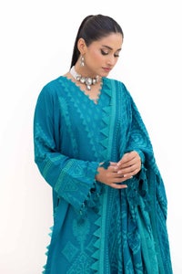 3 Piece Unstitched Jacquard Suit MJ-42056