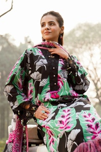 3 Piece Unstitched Jacquard Suit with Printed Lawn Dupatta CL-52478