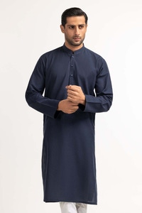 Navy Blue Basic Kurta KR-PLN24-009
