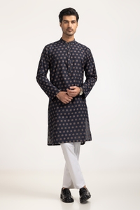 Navy Blue Styling Kurta KR-PLN24-027