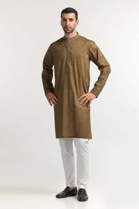 Olive Styling Kurta KR-STY24-054