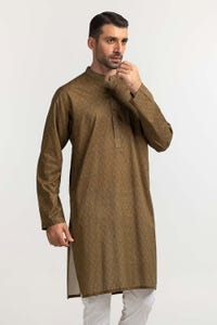 Olive Styling Kurta KR-STY24-054