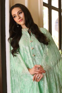 3 Piece Embroidered Lawn Unstitched Suit with Embroidered Chiffon Dupatta PM-42022
