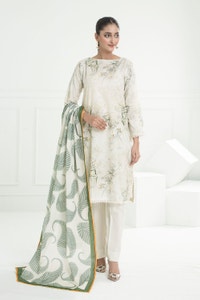 3 Piece Unstitched Printed Lawn Suit CL-52428