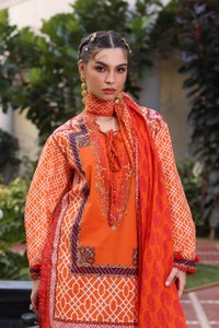 3 Piece Unstitched Printed Lawn Suit with Printed Lawn Dupatta CL-52510