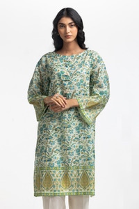 Printed Lawn Shirt IUSTK-480