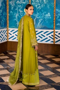 3 Piece Unstitched Cotton Net Suit with Zari Dupatta PRW-32070