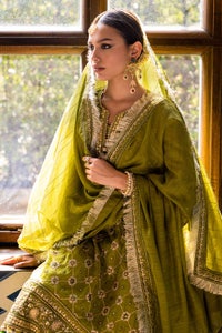 3 Piece Unstitched Cotton Net Suit with Zari Dupatta PRW-32070